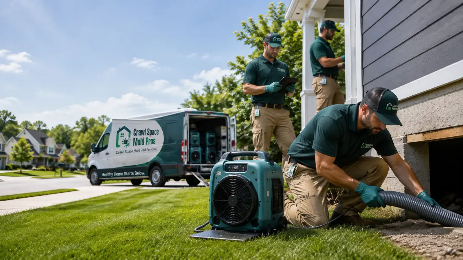 Crawl Space Mold Removal in Byron Center, MI